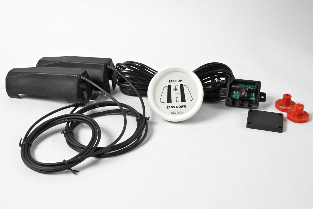 TAB LOCATOR SET ROUND WHITE INDICATOR PANEL InstaTrim Boat Levelers